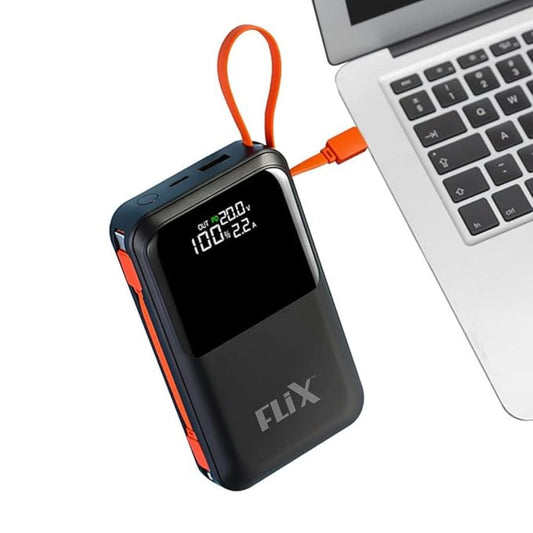 LX INDIA Power Bank Black FLiX (Beetel) UltraCharge XPB-P45 20,000mAh 45W QC Power Delivery PPS Power Bank