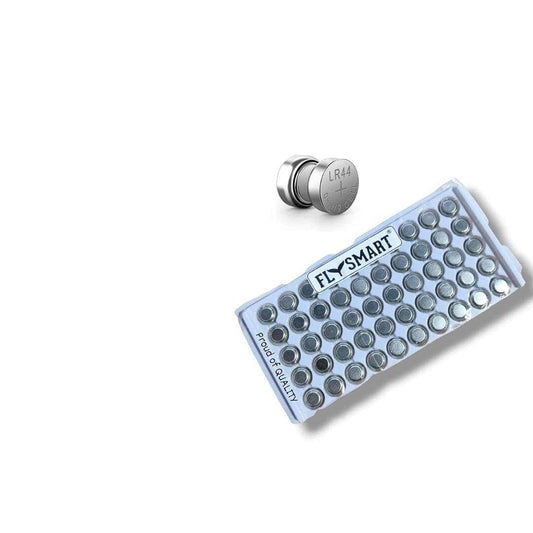 LX INDIA watch battery Flysmart LR44, 1.55 V Alkaline Button Coin Cell Electronics (Pack of 50)