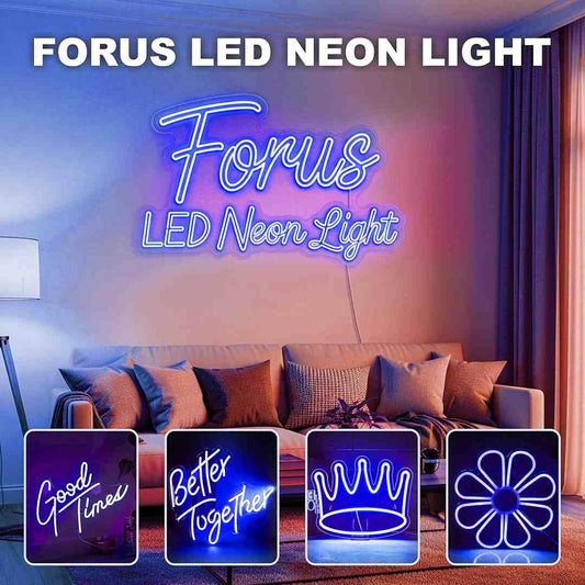 LX INDIA Led Light Forus 20 Meter LED Neon Strip Light - Blue, Flexible Waterproof Cuttable Rope Lights, Indoor Outdoor