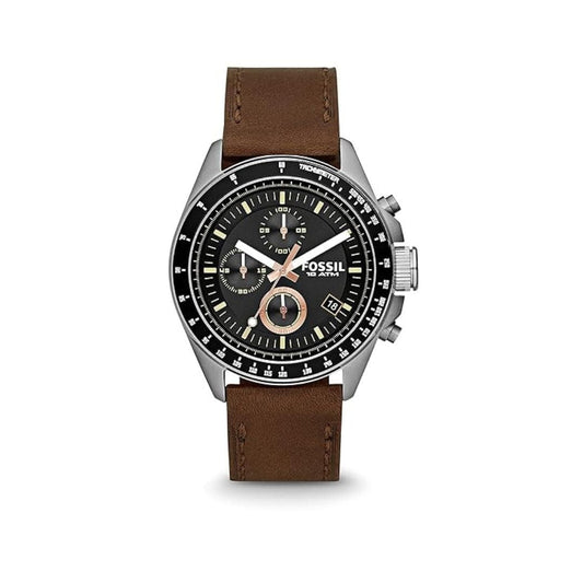 LX INDIA Watch Fossil Decker Brown Watch (Black Dial)