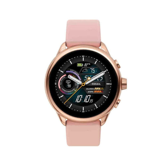 LX INDIA Smart Watch Fossil Gen 6 Display Wellness Edition Pink Smartwatch FTW4071