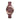 LX INDIA Watch for Women Red Fossil Modern Courier Stainless Steel Analog Women's Watch