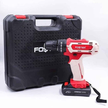 LXINDIA Drill Kit FOSTER FK 44 21 Brushless Impact Cordless Drill Driver with Machine Tool kit