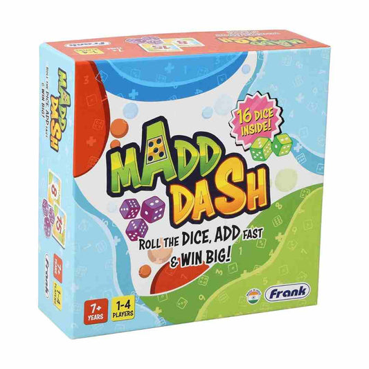 LXINDIA BOARD GAME Frank Madd Dash Game for Kids 7 Years & Above | Fun & Challenging Brain Booster Kids Games