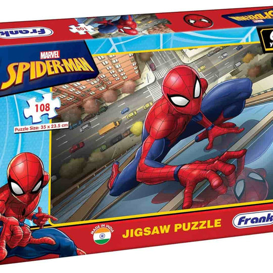 LX INDIA puzzle Frank Marvel Spider-Man Jigsaw Puzzle (108 Pieces) for Kids Above 6+ Years