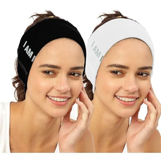 LX INDIA Face Mask FREECULTR Women Bamboo Printed Bandana Black and White