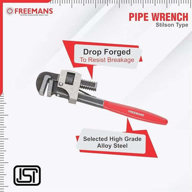 LXINDIA pipe wrenchers FREEMANS 14Inch Stillson Type Pipe Wrench