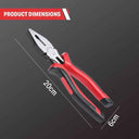 LXINDIA pliers FREEMANS 8inch Combination Plier with Cellulose Acetate Sleeve