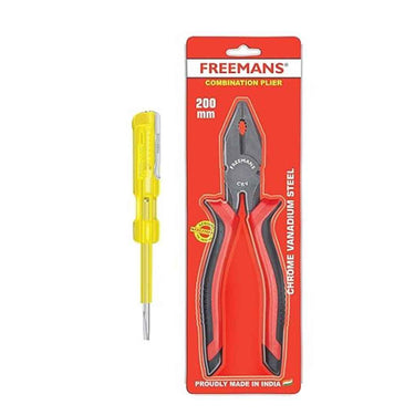 LXINDIA pliers FREEMANS 8inch Prefessional Plier and Screw Driver Tester