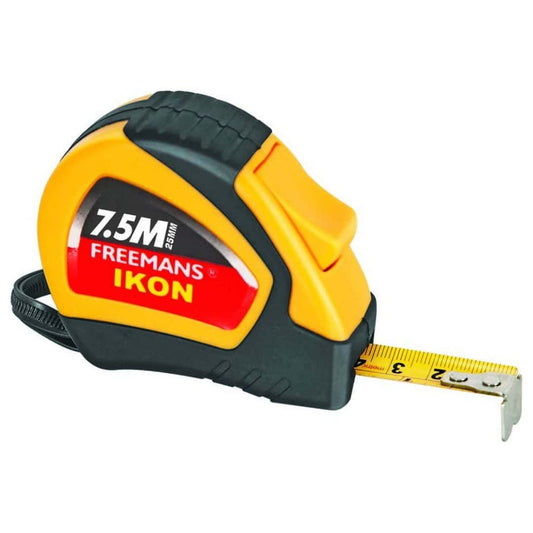 LXINDIA Measuring tools FREEMANS IKON 7.5m 25mm Steel Inchi Measuring Tape