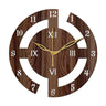 LXINDIA Clock Freny Exim 12 Inch Wooden Wall Clock Wenge Small Size Analog