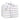 LX INDIA Towels FRESH FROM LOOM Cotton Face Towel 12x12 inch (Set of 6, White)