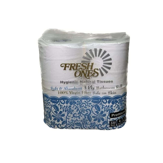 LXINDIA Wipes FRESH ONES 3 Ply Toilet Paper Roll 4 Rolls Pack of 2