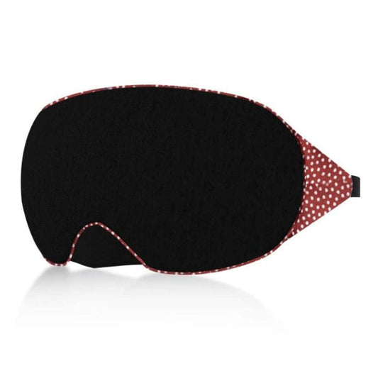 LX INDIA Eye Mask Friends of Meditation Cotton Sleep Mask Red
