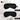 LX INDIA Eye Mask Friends of Meditation Super Smooth Sleep Mask And Blind Fold Pack Of 2 (Black)