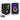 LX INDIA Speaker FRONTECH 2.0 USB Powered Multimedia Speakers with RGB Lights (SPK-0005, Black)