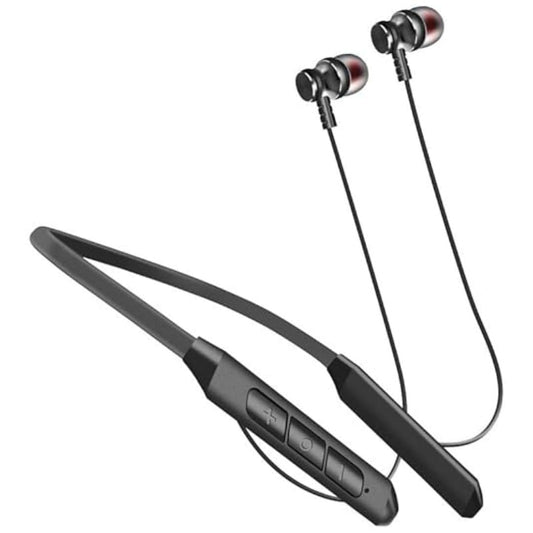 LX INDIA Headphones and Headsets FRONTECH Symphonic Wireless Neckband Earphone (EF-0068, Black)