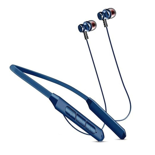LX INDIA Headphones and Headsets FRONTECH Symphonic Wireless Neckband Earphone (EF-0068, Blue)