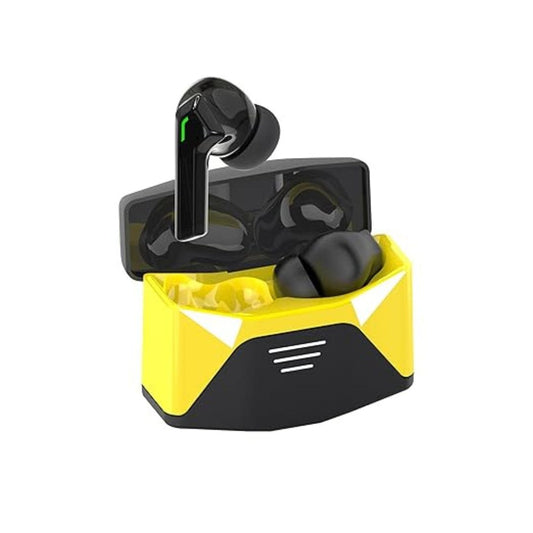 LX INDIA Earbuds FRONTECH Topaz Bluetooth in Ear Truly Wireless Earbuds (Black Yelow)