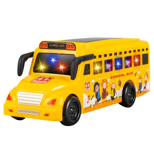 LXINDIA Toys Fun Blast School Bus Toy for Kids