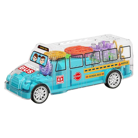 LXINDIA Toys Fun Blast Transparent 3D Bus Toy