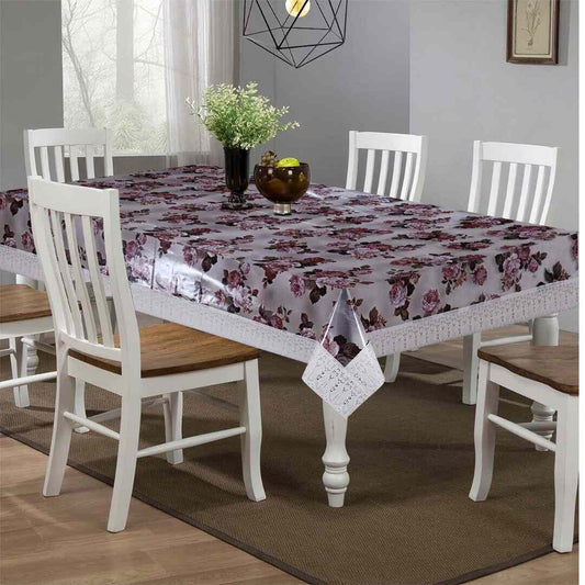 LXINDIA Table Cloth Fun Home Flower Design Waterproof Dining Table Cover