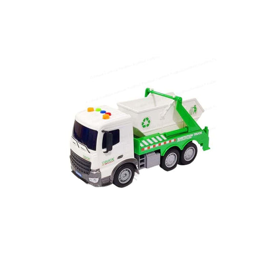 LXINDIA Toys FunBlast 6 Wheel Drive Friction Powered City Truckwith Light and Sound