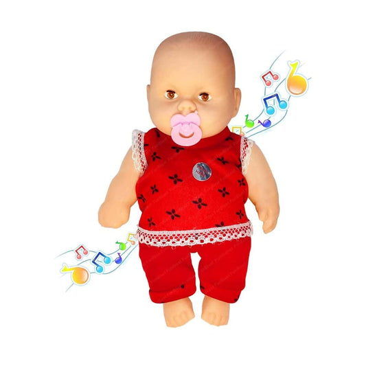 LXINDIA Toys FunBlast Doll for Kids (Red)