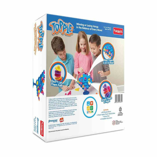 LXINDIA BOARD GAME Funskool Original Topple, Strategy Game, Board Game for Kids