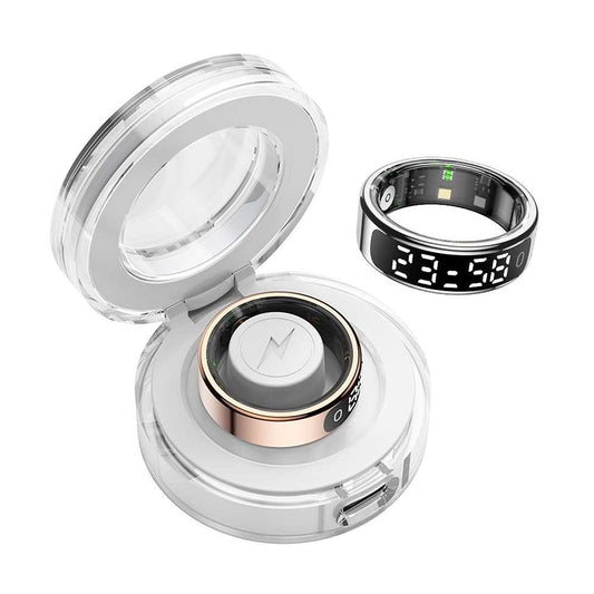 LXINDIA Smart Ring FYFIT Smart Ring with Health Monitoring, IP68 Waterproof, Fitness Tracker, Heart Rate Monitor,