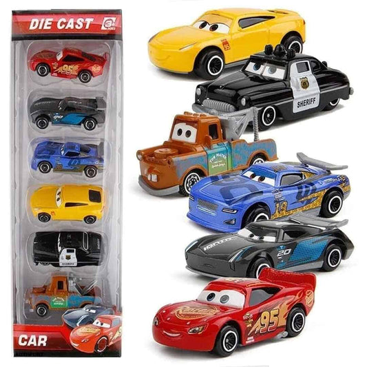 LXINDIA Toys Galaxy Hi-Tech Mini Metal Die Cast Car Set Of 6 Toy cars