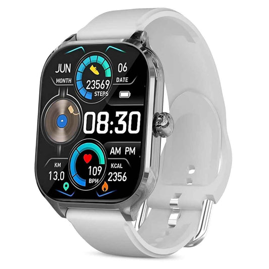 LX INDIA Smart Watch Grey GameSir H9 Smartwatch with Long Battery Life 2.01" Screen High Resolution Bluetooth Calling