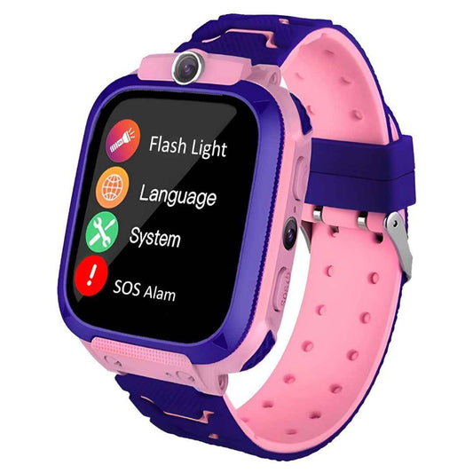 LX INDIA Smart Watch GameSir Q18 Kids Smart Watch 1.44" TFT Display 3G / 4G SIM Support (Pink)