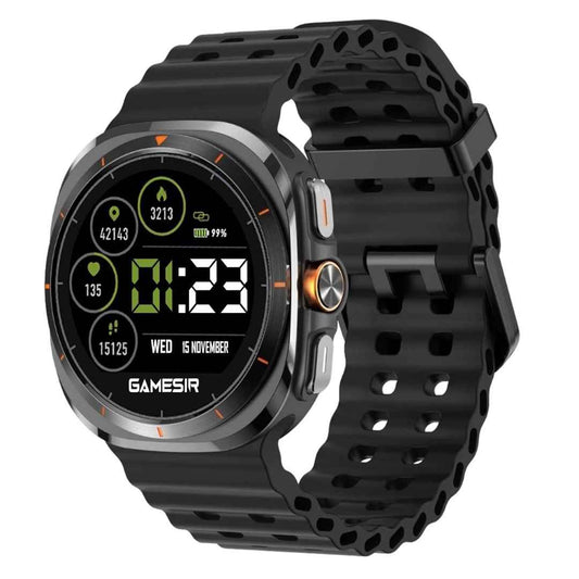 LX INDIA Smart Watch Black GameSir Xtra Storm, 1.5'' LTE Smartwatch, Advanced Fitness & Navigation