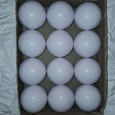 LXINDIA Hockey Kit GDON Field Hockey Truf Hollow Practice Match Balls (Pack of 12 White)