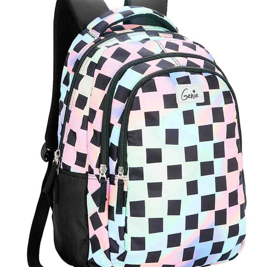 LX INDIA waterproof bags Genie Iridescence 27 litres Multicolor School Backpack
