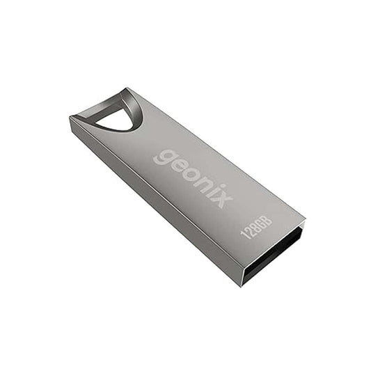 LX INDIA Pendrive Geonix Pendrive I Silver I USB 2.0 I Keyring Design I Lightweight I Variant 128GB