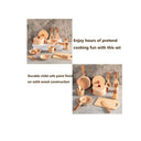 LXINDIA Toys Gift Equals Love Wooden Kitchen Set  (Premium)