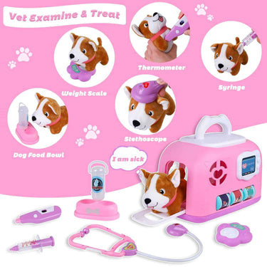 LXINDIA Toys Gifts2U Pet Care Cage and Vet Clinic Doctor Set for Kids