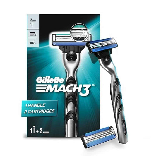 LXINDIA shaving razor GILLETTE Mach 3 Shaving Razor (Handle 2 Cartridge)
