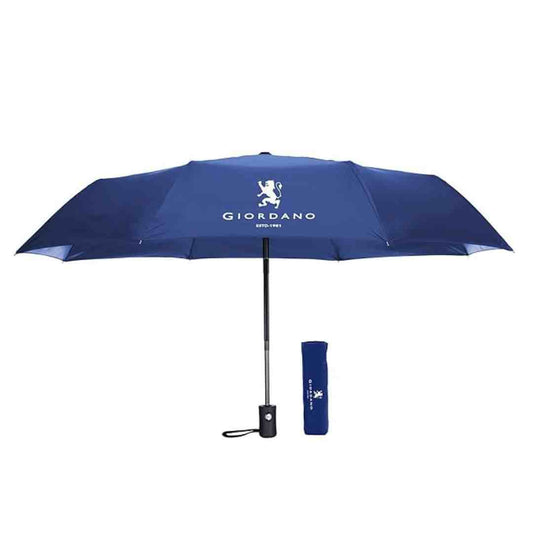 LX INDIA Umbrella Giordano UV Protection Unisex Umbrella for Men and Women Regular Size Navy Blue
