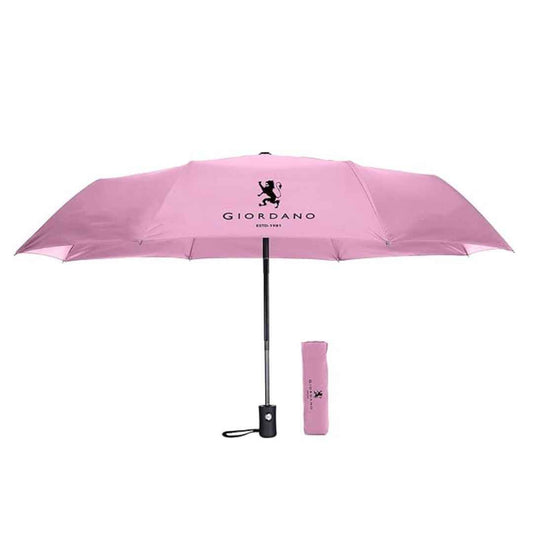 LX INDIA Umbrella Giordano UV Protection Unisex Umbrella for Men and Women Regular Size Pink