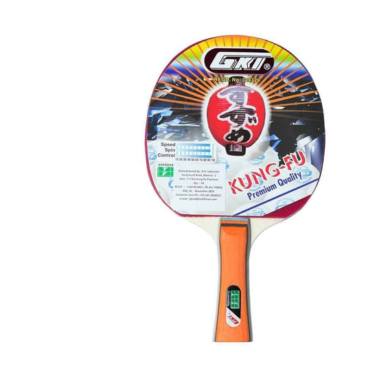 LX INDIA Table Tennis Racquets GKI Kung Fu Table Tennis Racquet,Wood, Multicolor