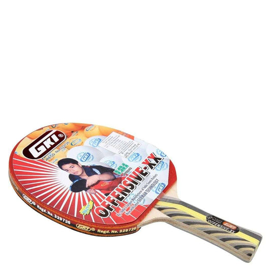 LX INDIA Table Tennis Racquets GKI Wood Kung Fu DX Table Tennis Racquet Multicolor, Pack of 1