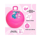 LXINDIA Toys Glaceon Jumping Ball for Kids Bounce Ball for Kids (Pink)