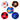 LXINDIA Football Gmefvr Two Color Size 4 Football Random Color