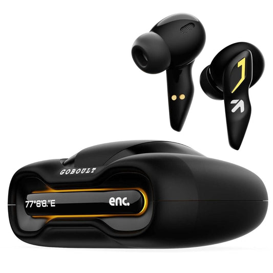 LXINDIA Earbuds GOBOULT Audio UFO Truly Wireless in Ear Earbuds (Black Gloss)