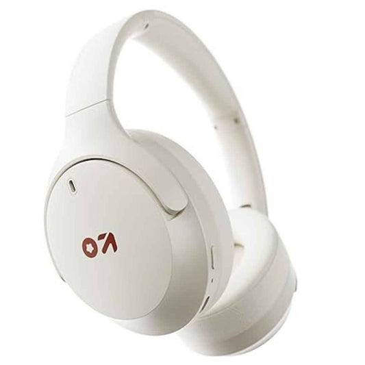 LX INDIA Headphone GOBOULT Q Over Ear Bluetooth Headphones Wireless with mic (Beige)