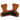 LXINDIA Exercise and fitness accessories GOCART WITH G LOGO Leather Weight Lifting Hand Grip(Brown)