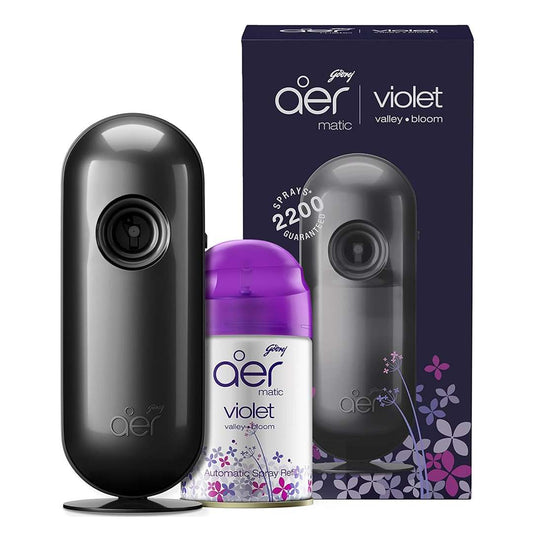 LX INDIA Automatic Air freshner Godrej aer Matic Kit (Machine + 1 Refill) - Automatic Room Fresheners